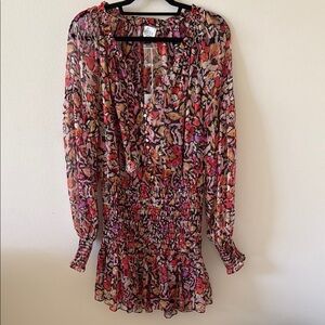 NWT Misa Los Angeles size small Floral Multicolor Dress